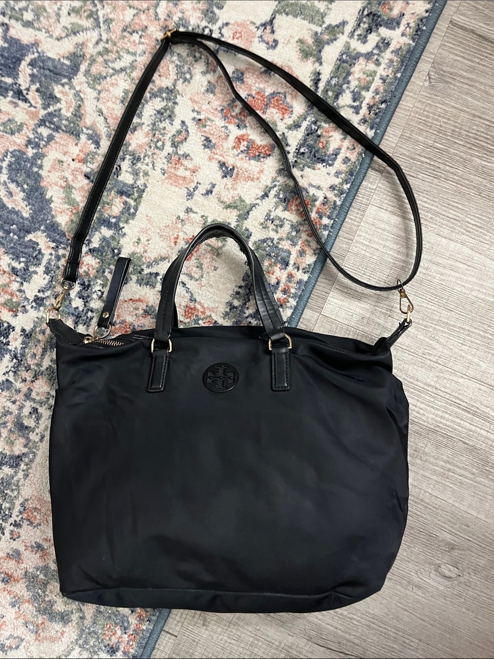 Tory Burch Black Nylon Bag